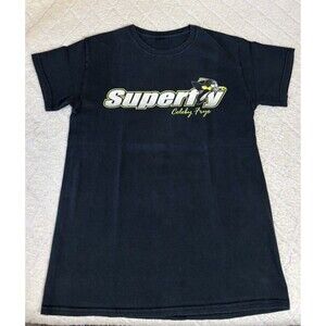 Superfly Coleby Frye Motorsports Race Car 2 Sided Sponsors Tee Size Small